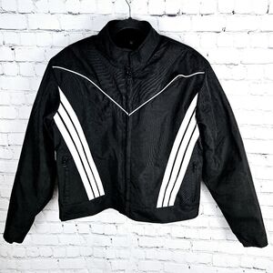 HOUSE OF LEATHER | cordura nylon lined full zip motorcycle jacket